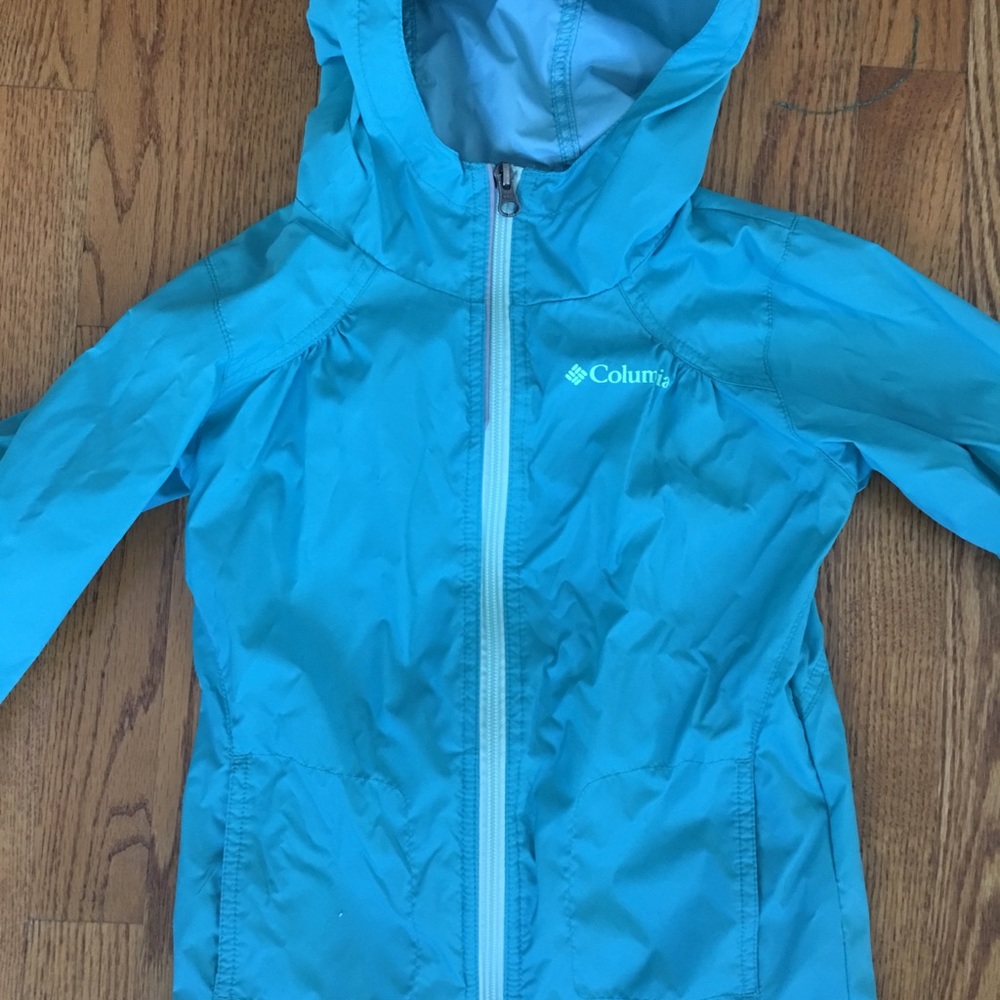 Girls Columbia rain jacket